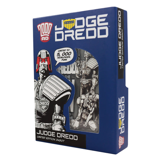 2000 AD Judge Dredd Comic Book Cover Ingot