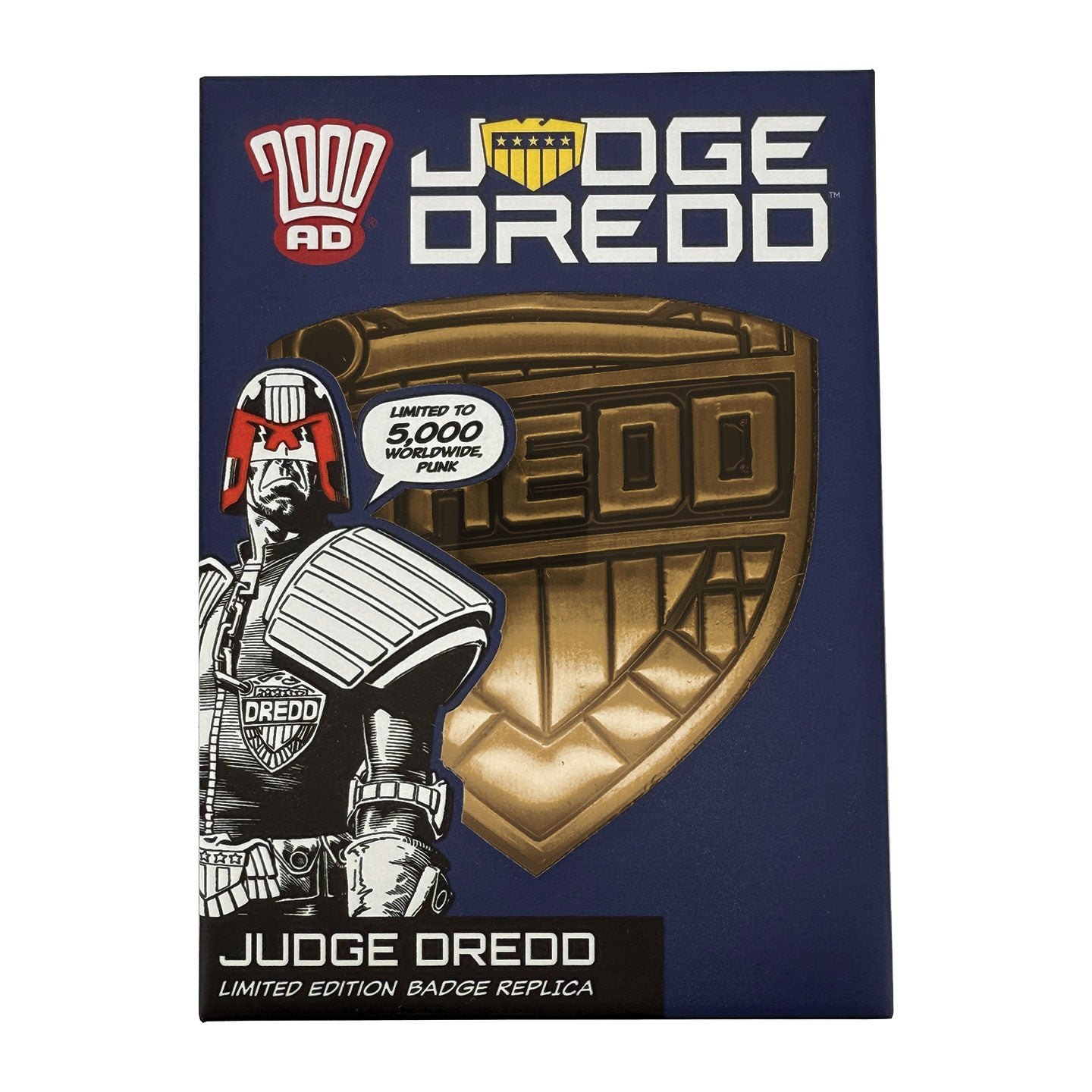 2000 AD Judge Dredd Badge Replica