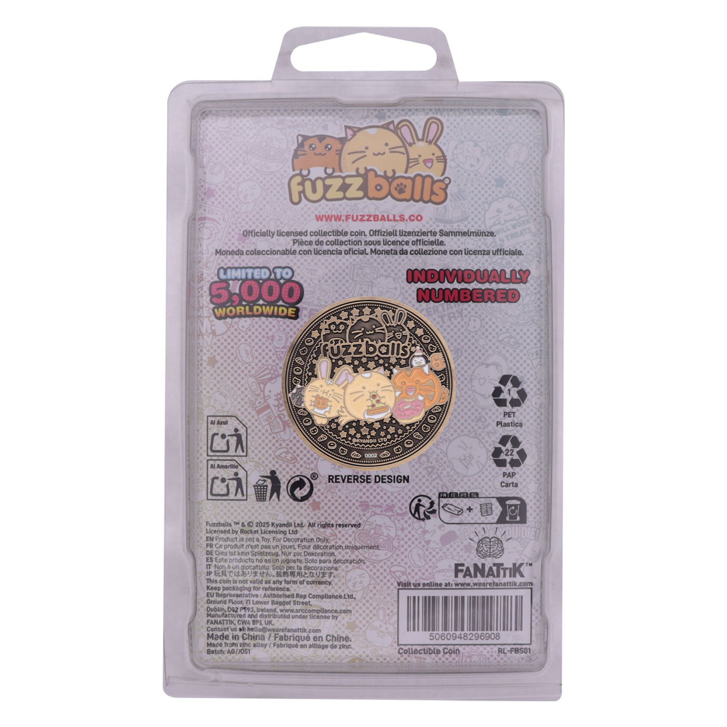 Fuzzballs Whisky Limited Edition Coin