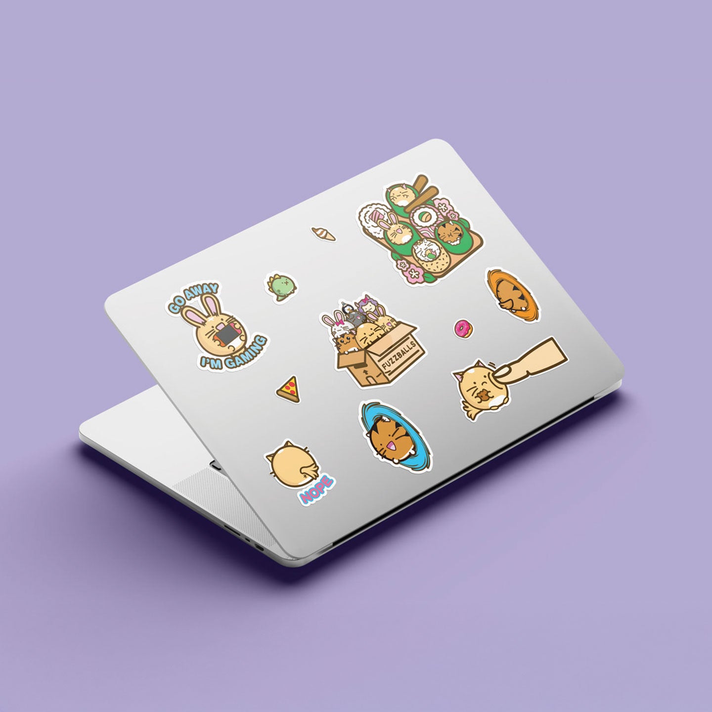 Fuzzballs Set of Tech Decal Stickers