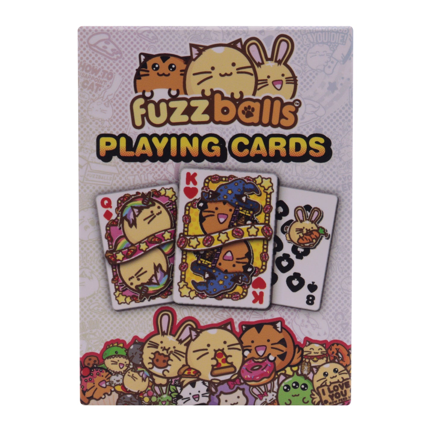 Fuzzballs Playing Cards CDU Containing 12 Packs