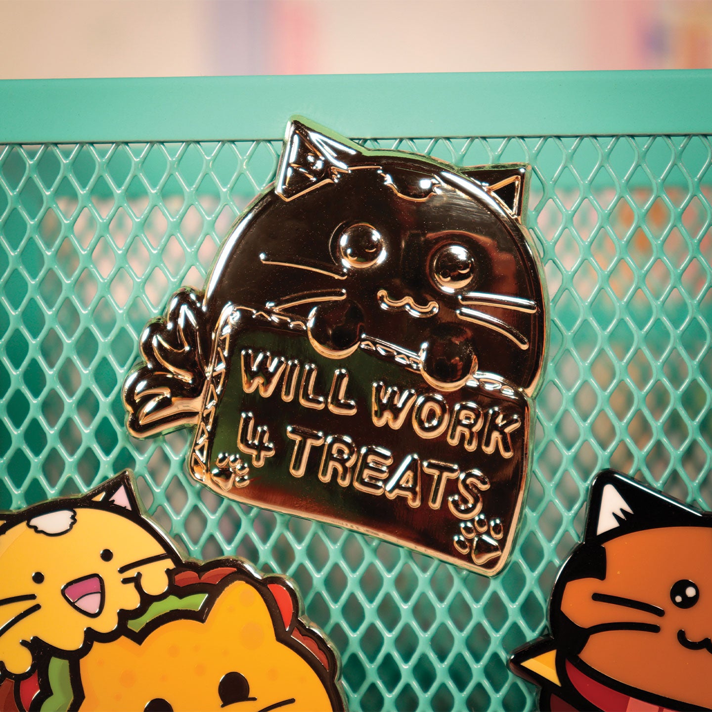 Fuzzballs Mystery Pin Badge CDU Containing 12 Blind Boxes