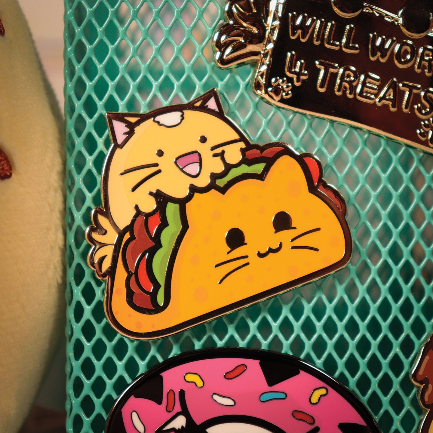 Fuzzballs Mystery Pin Badge CDU Containing 12 Blind Boxes