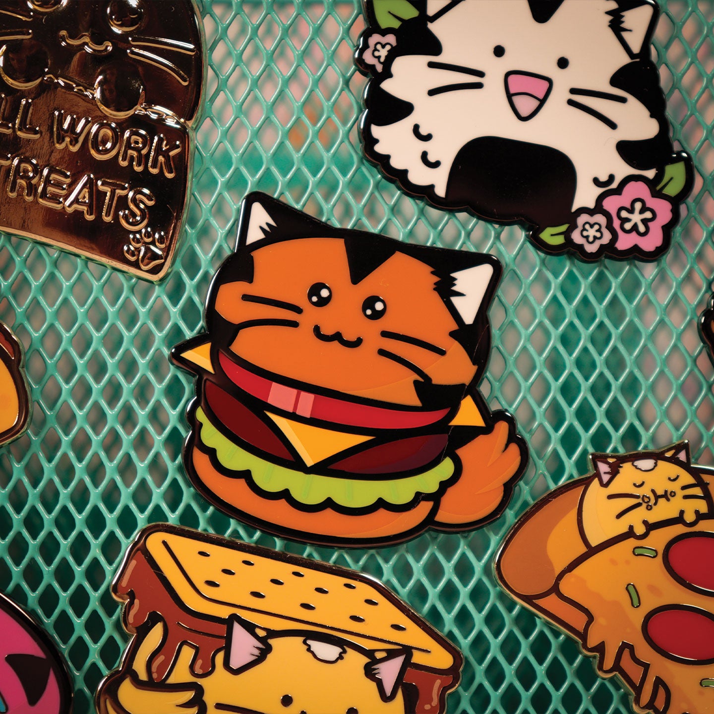 Fuzzballs Mystery Pin Badge CDU Containing 12 Blind Boxes