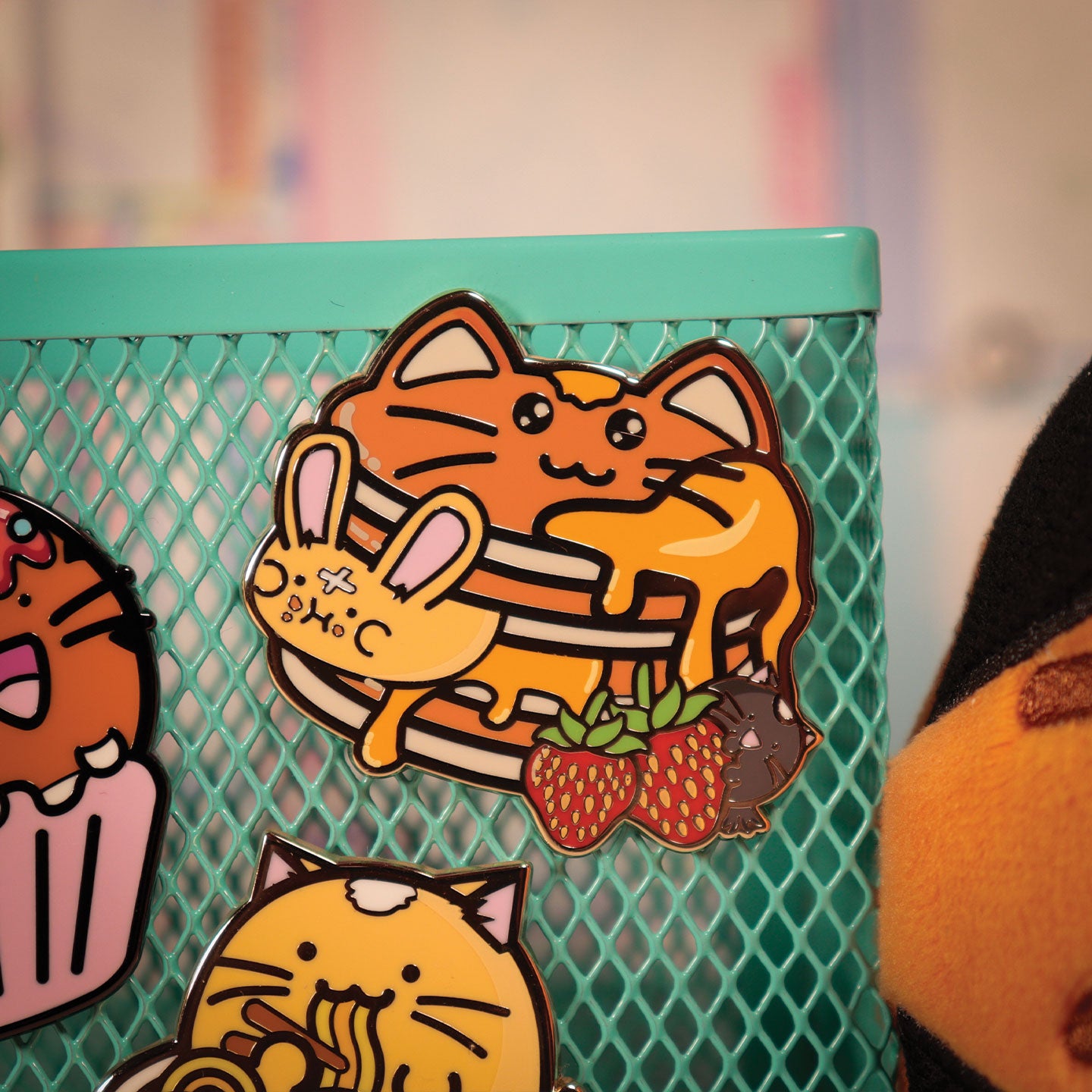 Fuzzballs Mystery Pin Badge CDU Containing 12 Blind Boxes