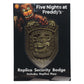 Five Nights at Freddy's Replica Security Badge – Antique Brass Edition