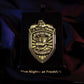 Five Nights at Freddy's Replica Security Badge – Antique Brass Edition