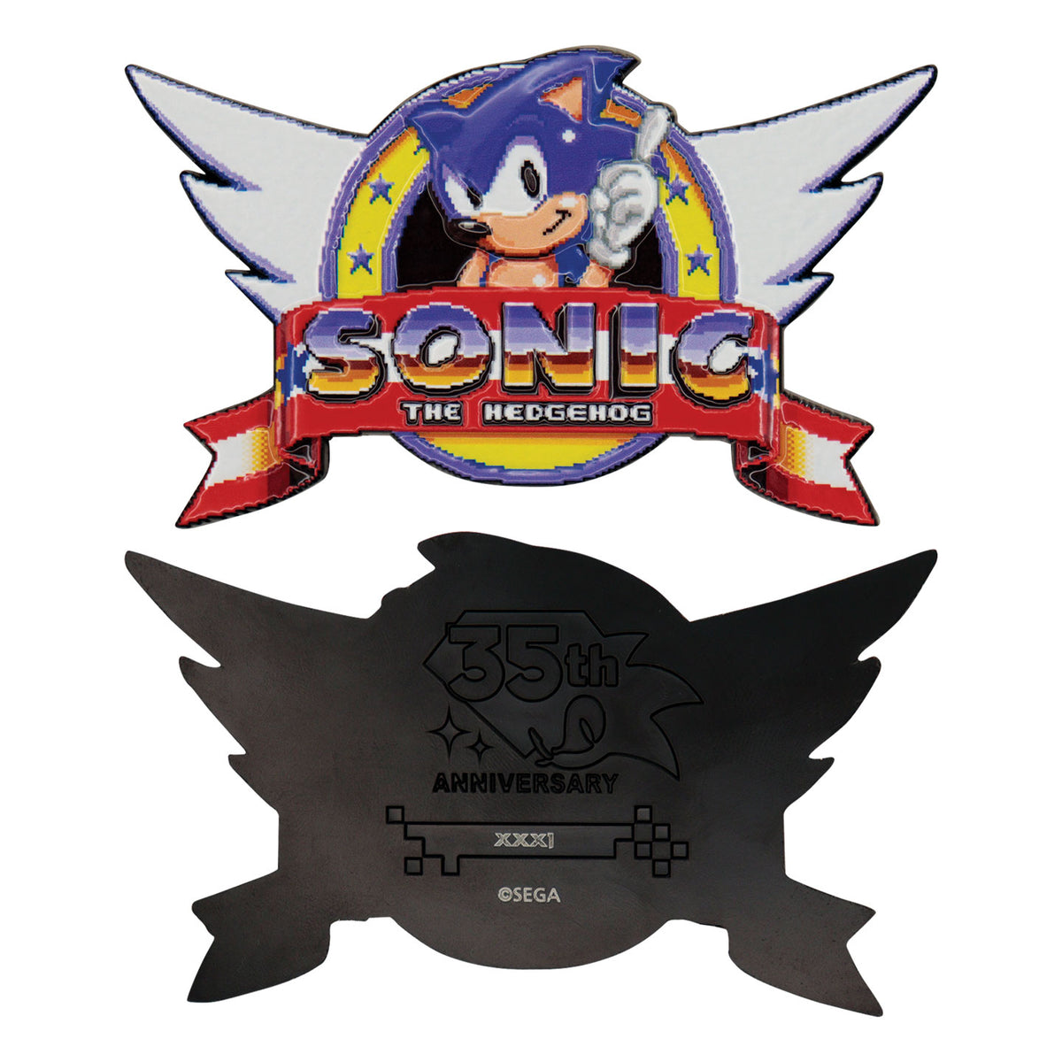 Sonic The Hedgehog – Original Logo Medallion