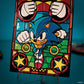 Sonic The Hedgehog – Stained Glass Window Style Ingot