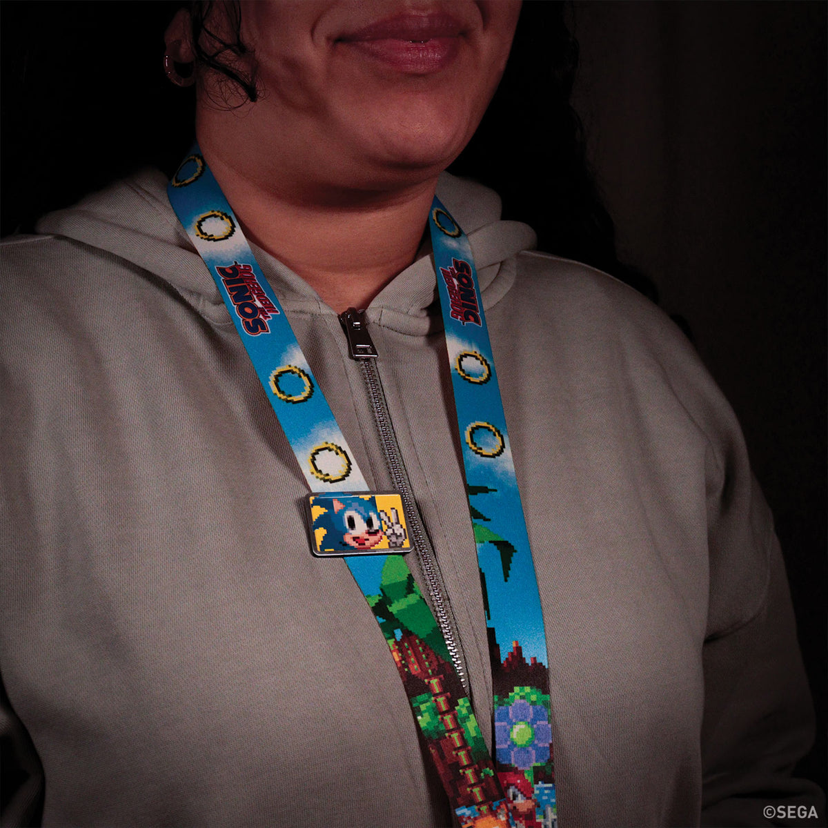 Sonic The Hedgehog – Lanyard & Pin Badge Set
