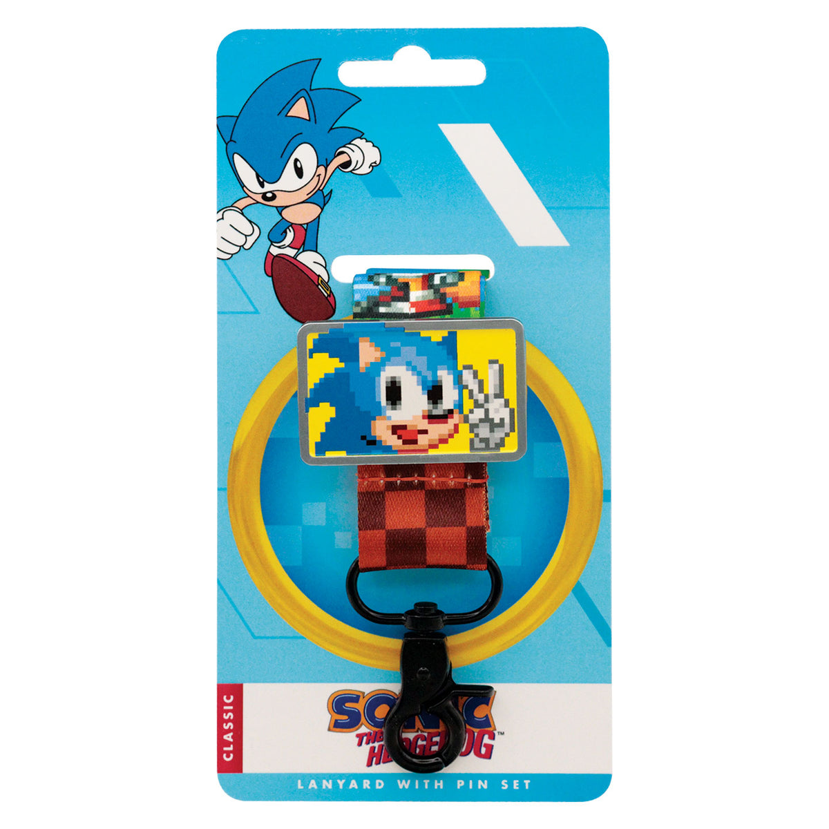 Sonic The Hedgehog – Lanyard & Pin Badge Set