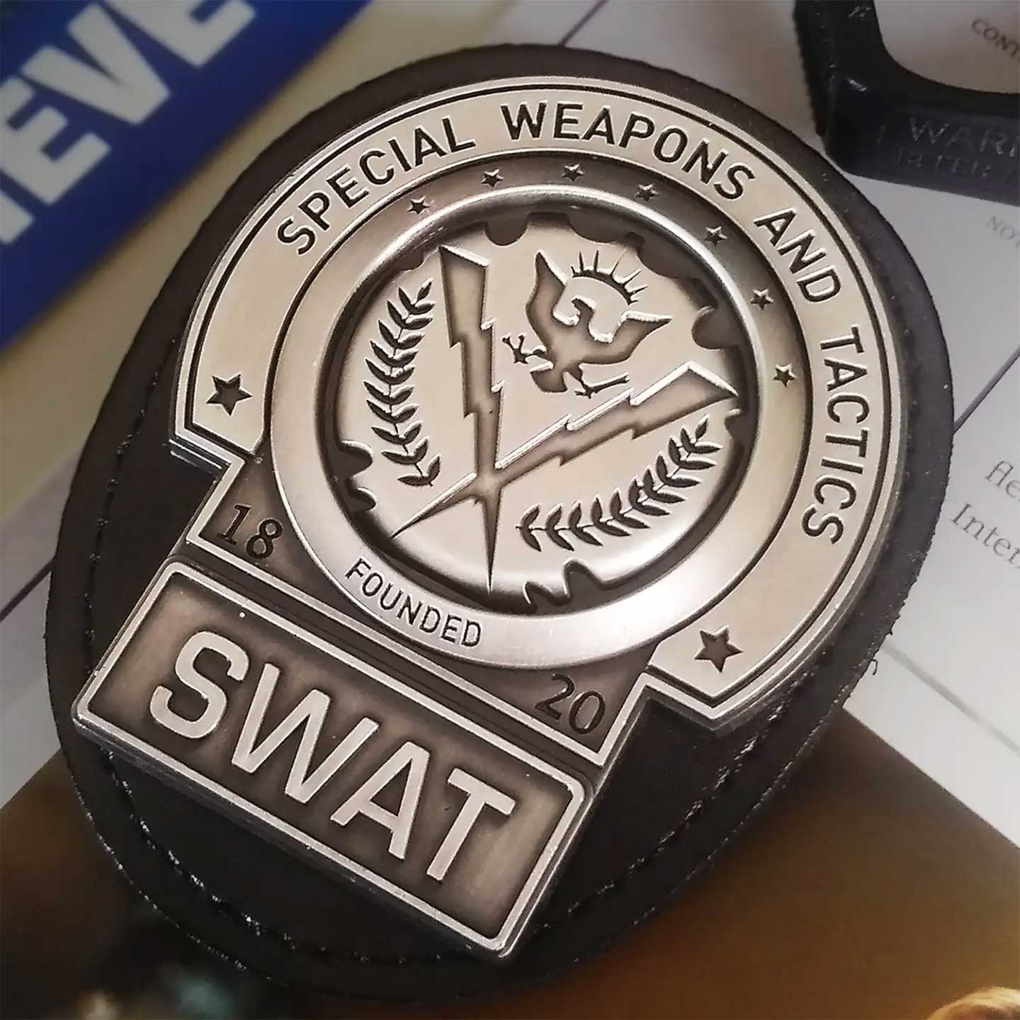Batman The Dark Knight Trilogy Replica Gotham City SWAT Badge