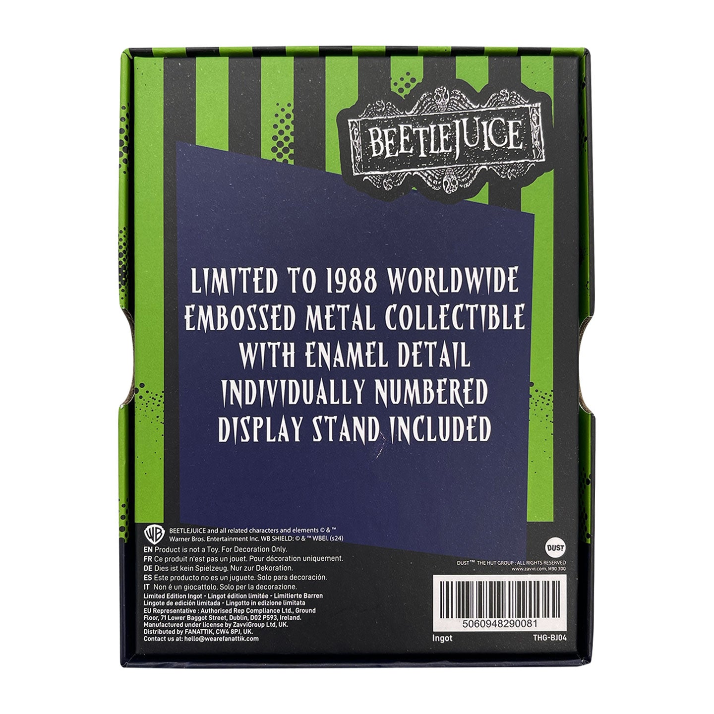 Beetlejuice Limited Edition Gravestone Ingot