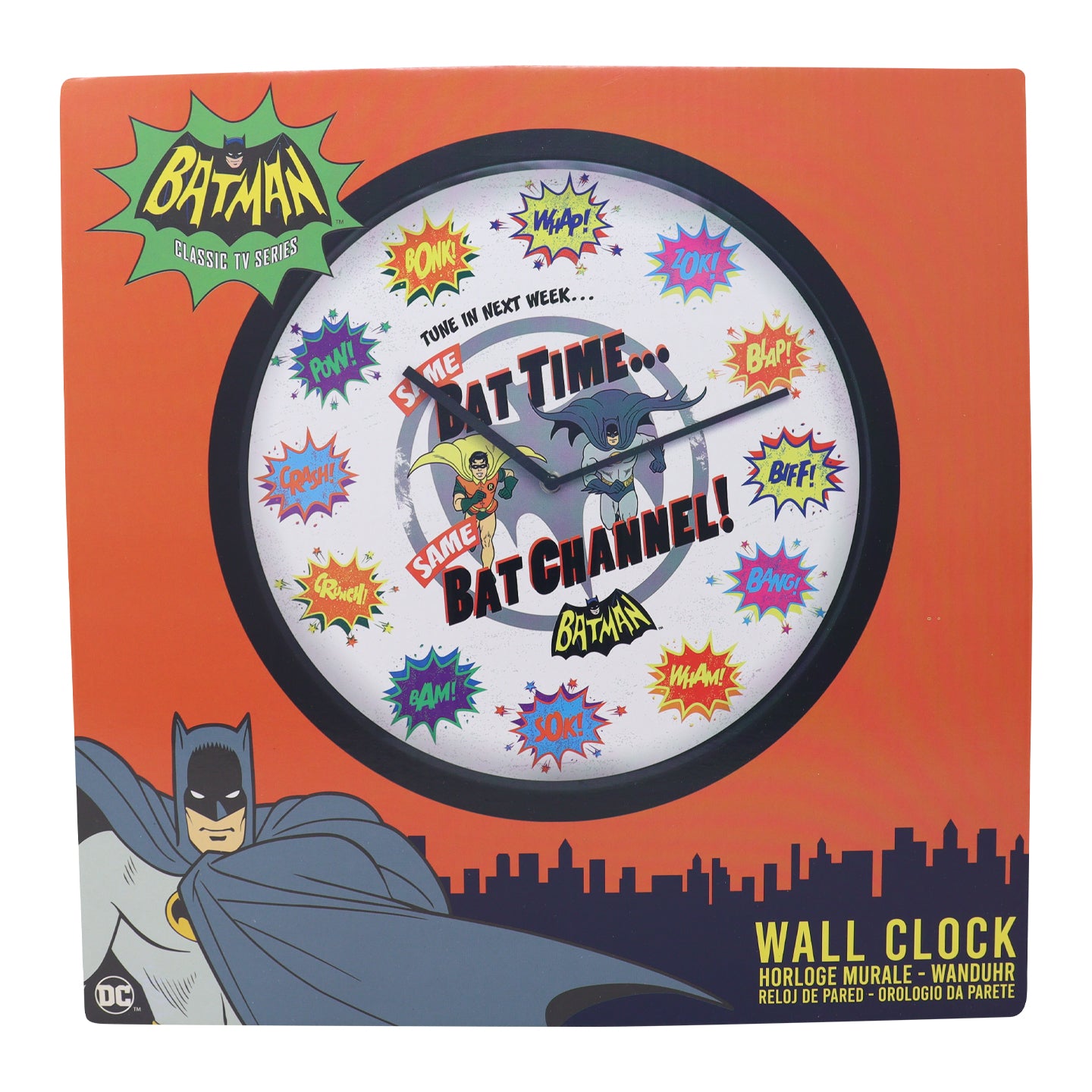 DC Batman BAT TIME Wall Clock