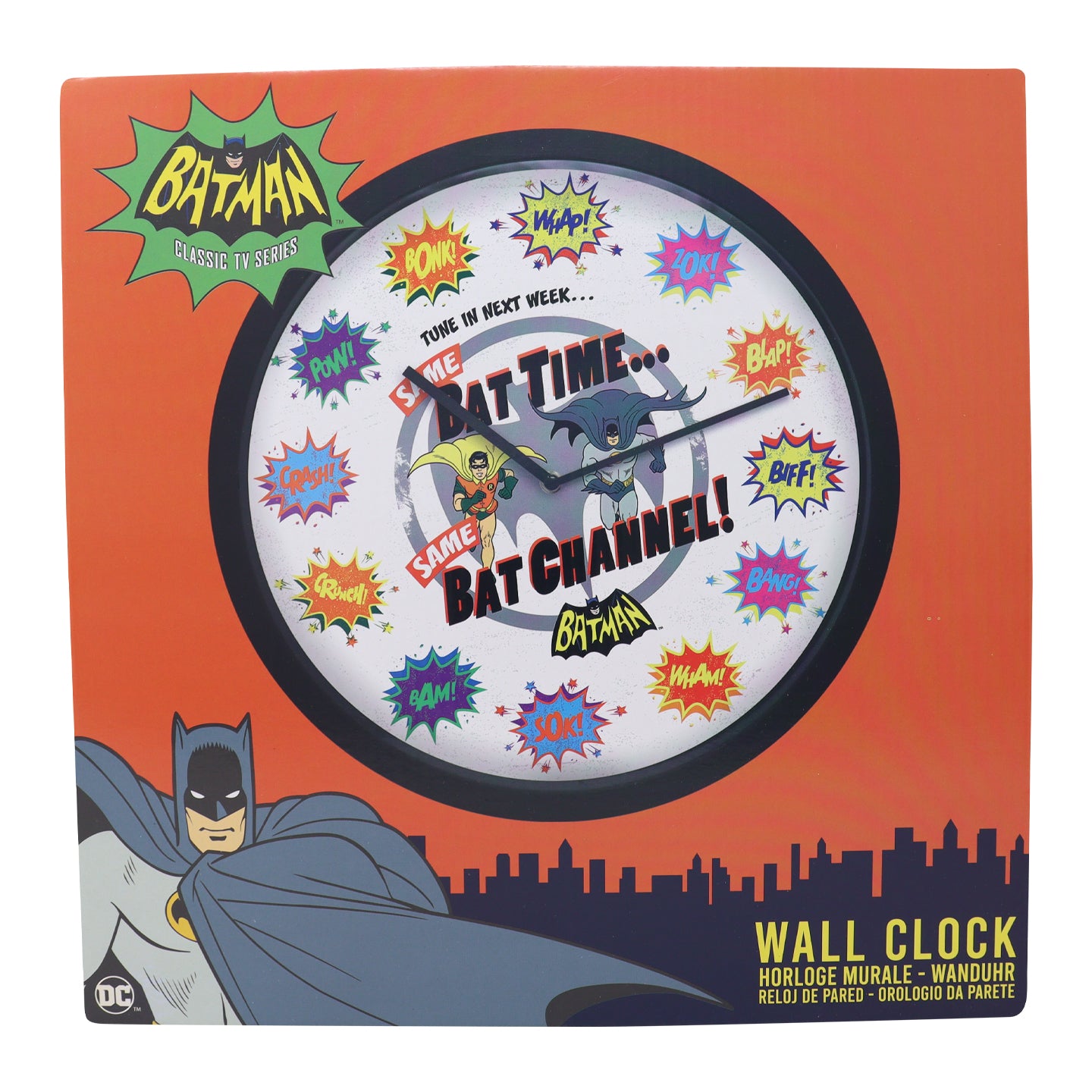 DC Batman BAT TIME Wall Clock – Fanattik Trade