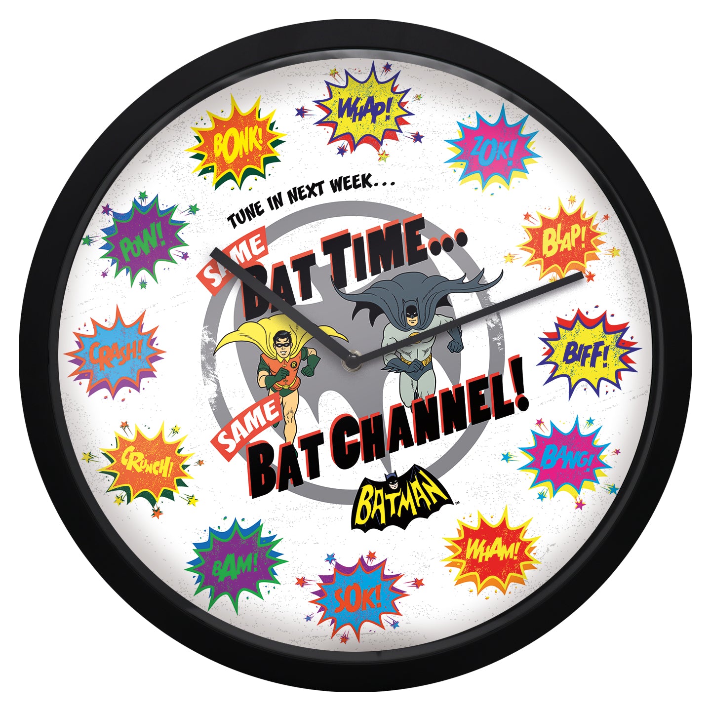 DC Batman BAT TIME Wall Clock