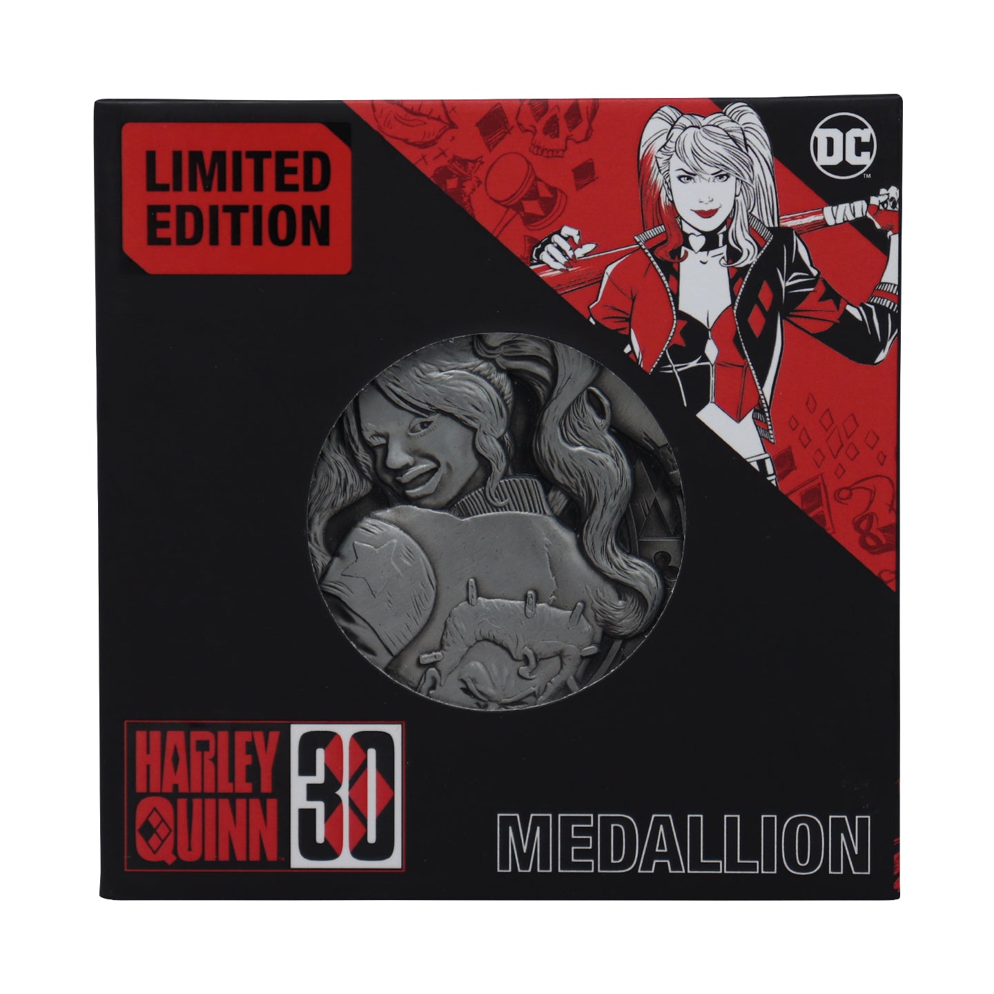 DC Harley Quinn Limited Edition 30th Anniversary Medallion