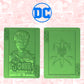DC The Joker Playing Card Limited Edition Ingot