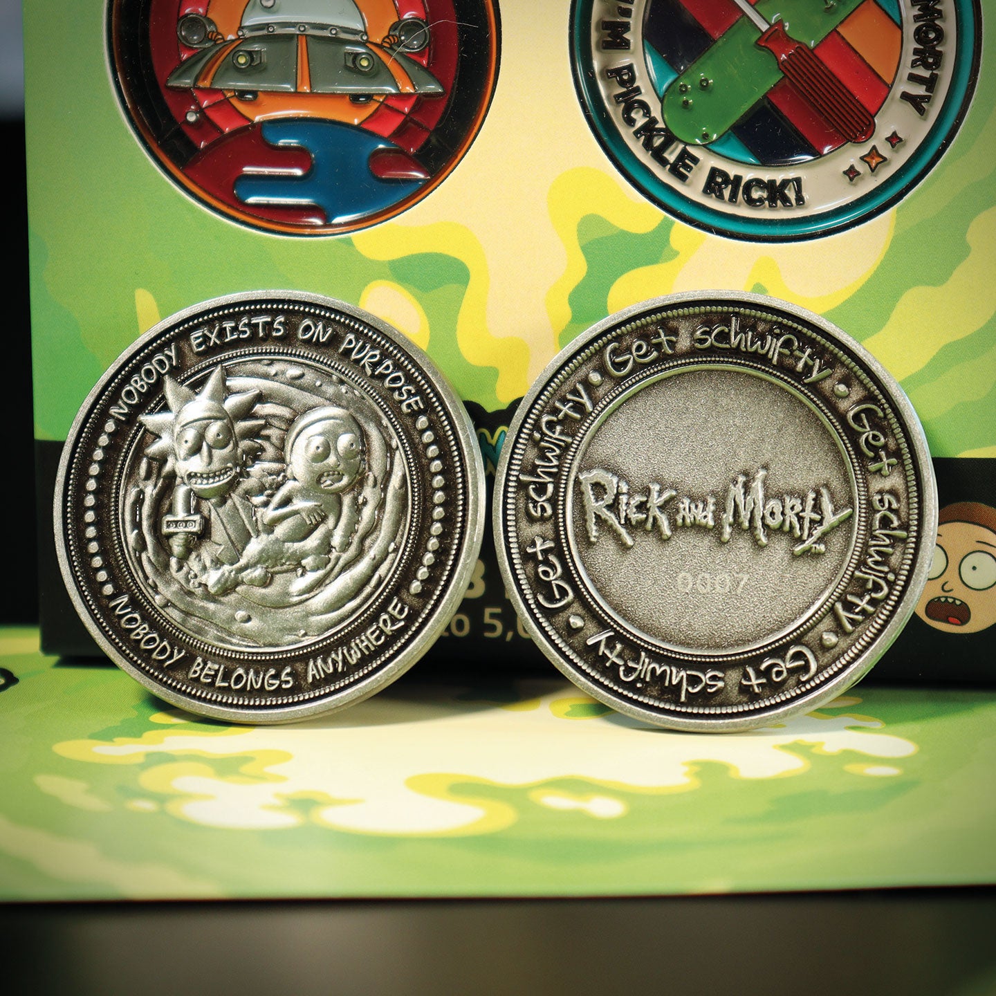 Ricky & Morty Limited Edition Collectible Coin
