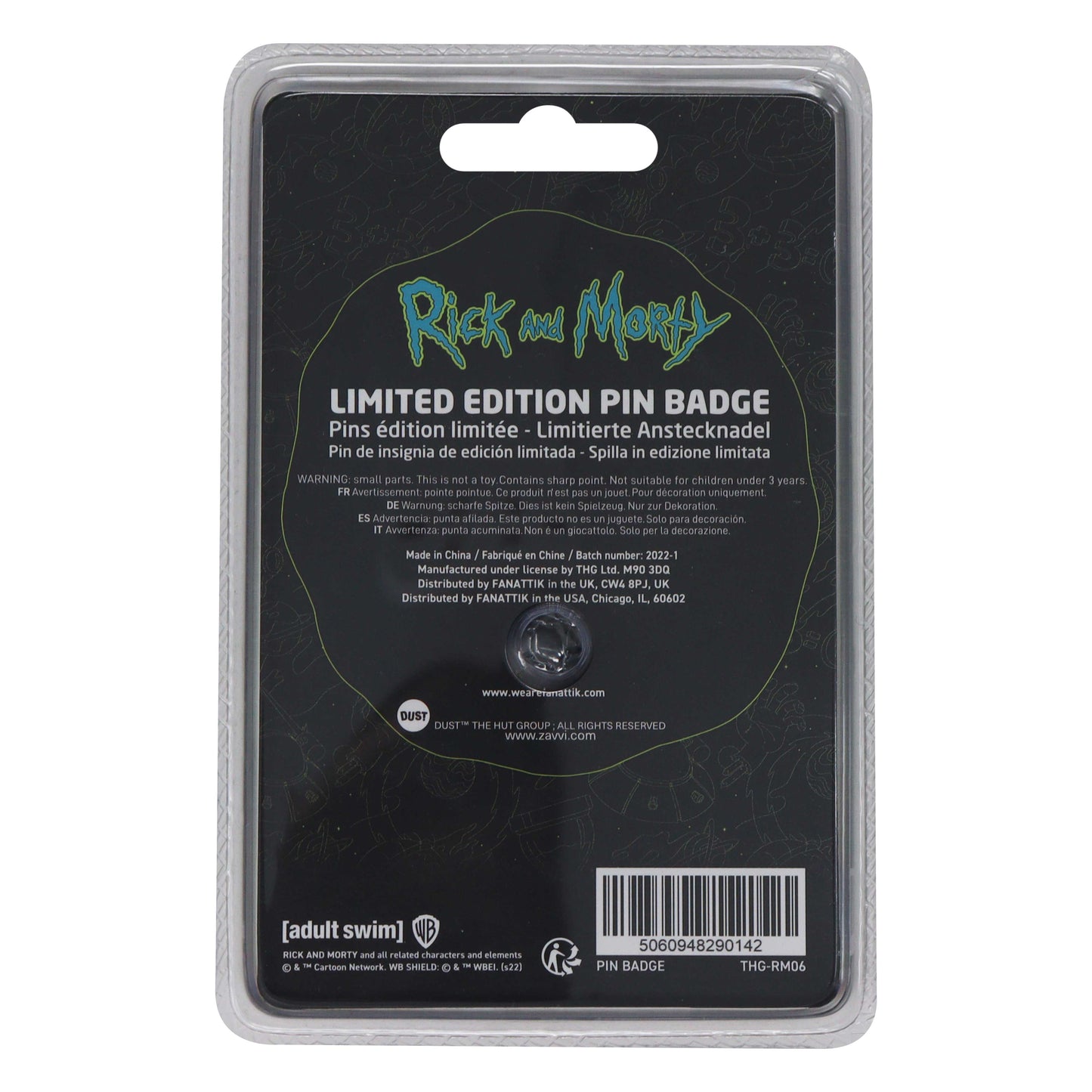 Rick & Morty Limited Edition Pin Badge