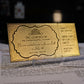 The Shining Limited Edition 24k Gold Plated The Overlook Hotel Ball Ticket