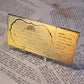 The Shining Limited Edition 24k Gold Plated The Overlook Hotel Ball Ticket