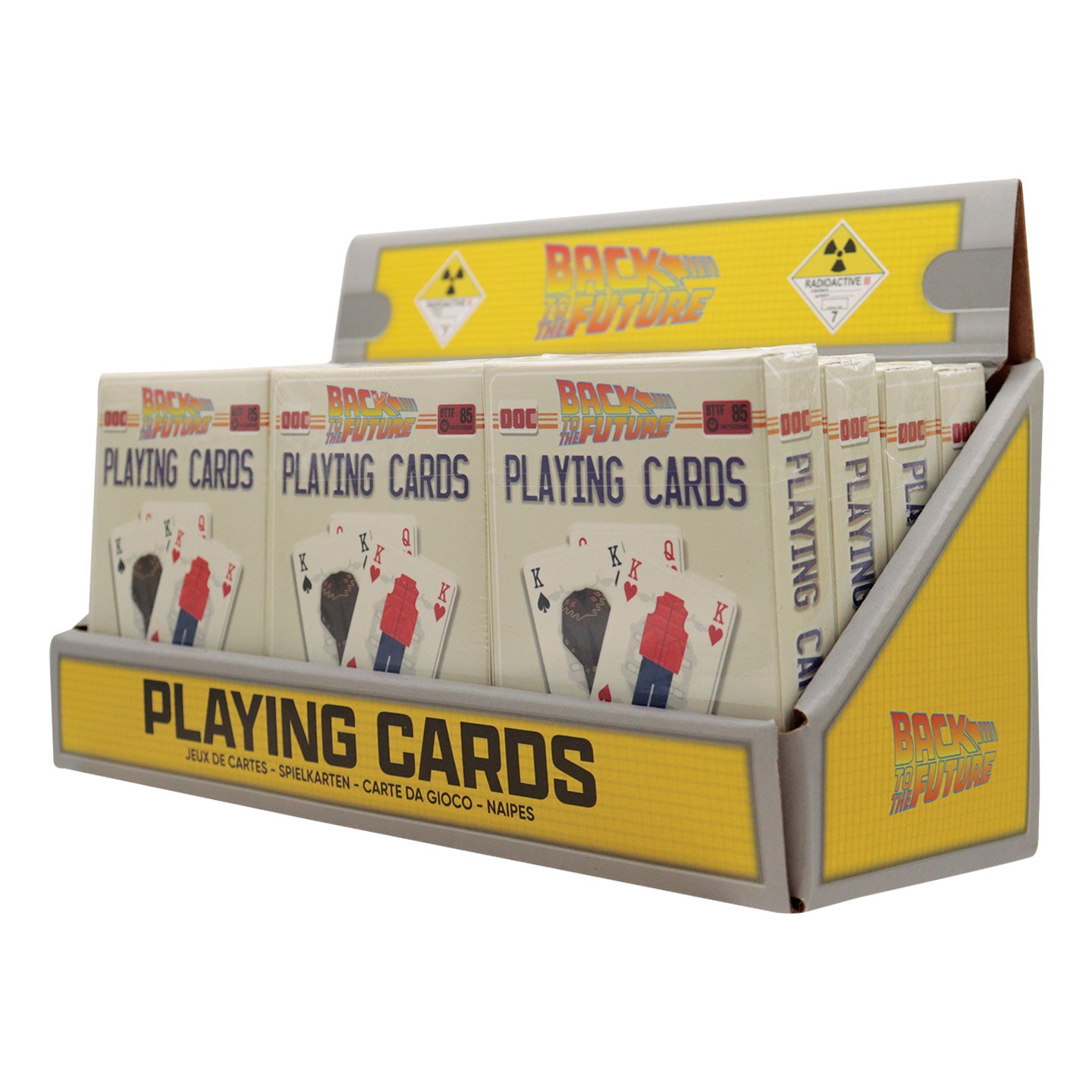 Back to the Future Playing Cards CDU Containing 12 Packs