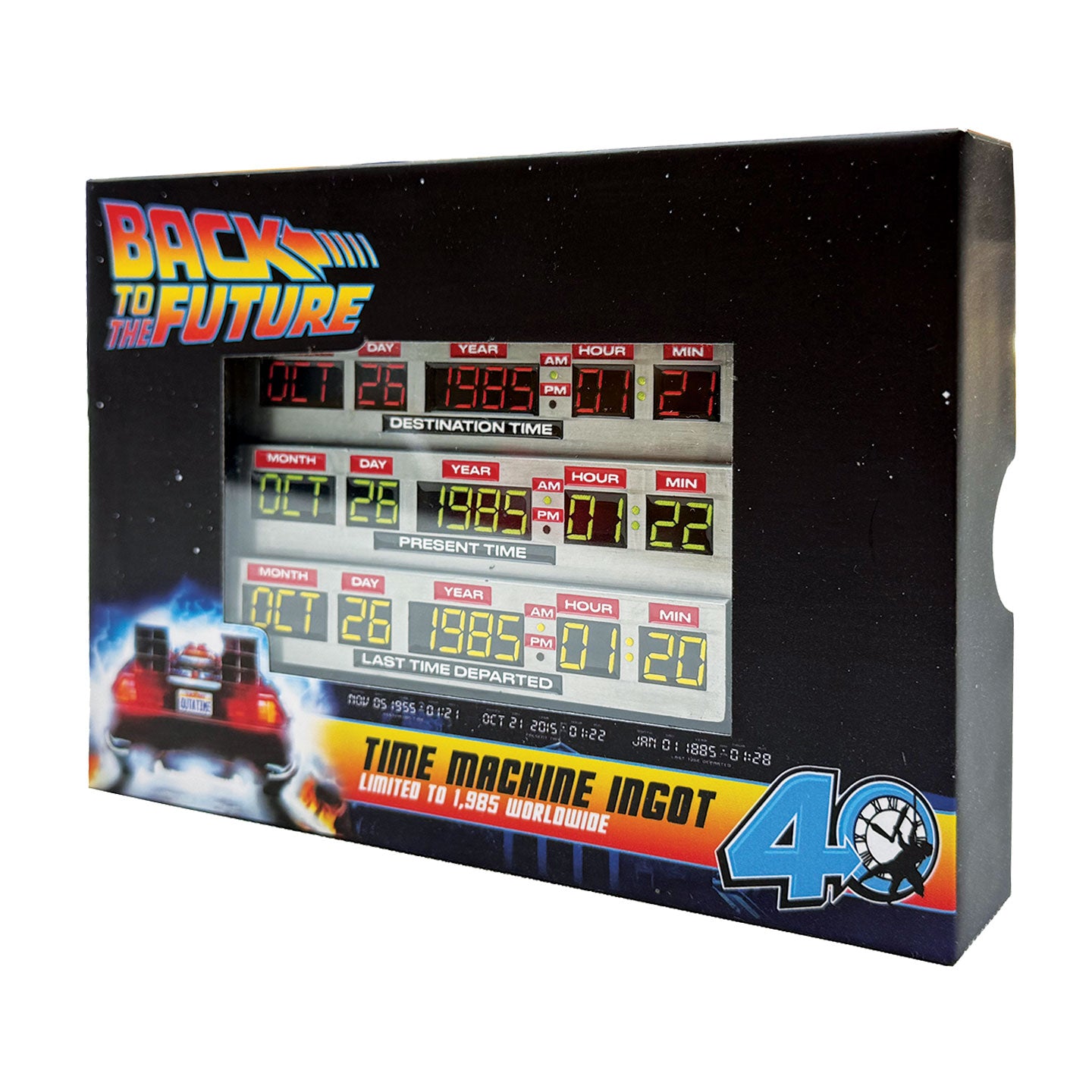 Back to the Future 40th Anniversary Time Circuits Ingot