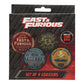 Fast & Furious Set of 4 Vintage Style Coasters