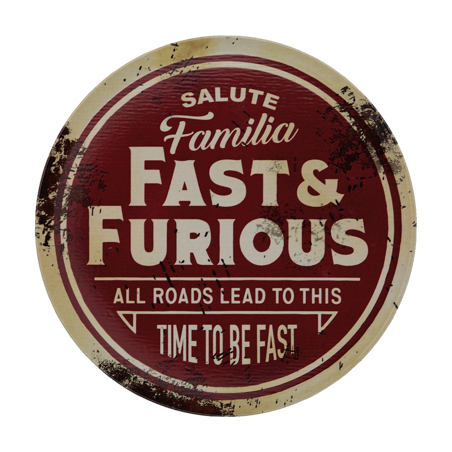 Fast & Furious Set of 4 Vintage Style Coasters