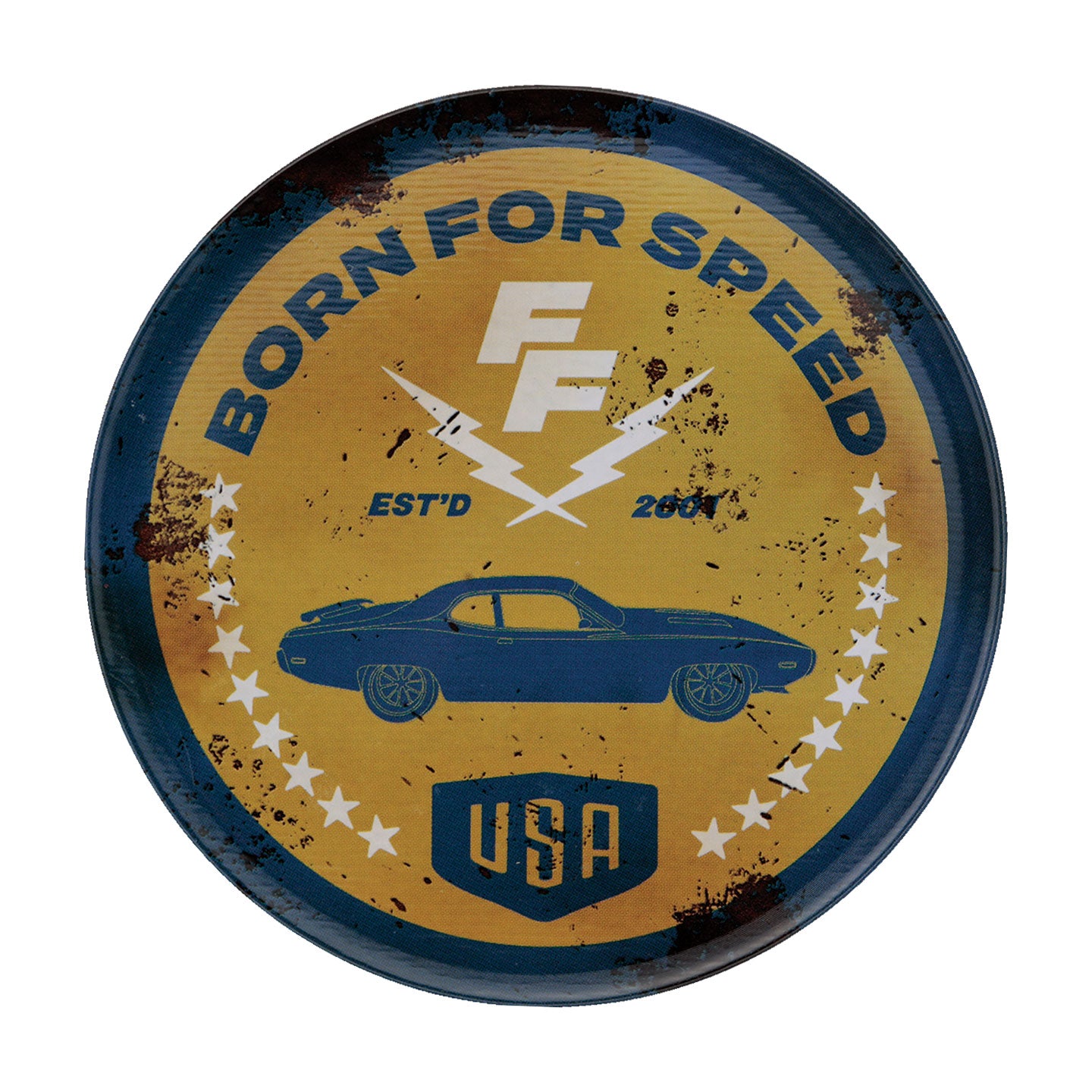 Fast & Furious Set of 4 Vintage Style Coasters