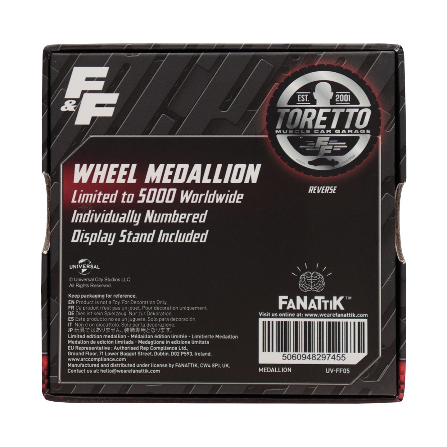 Fast & Furious ‘Born for Speed’ Medallion