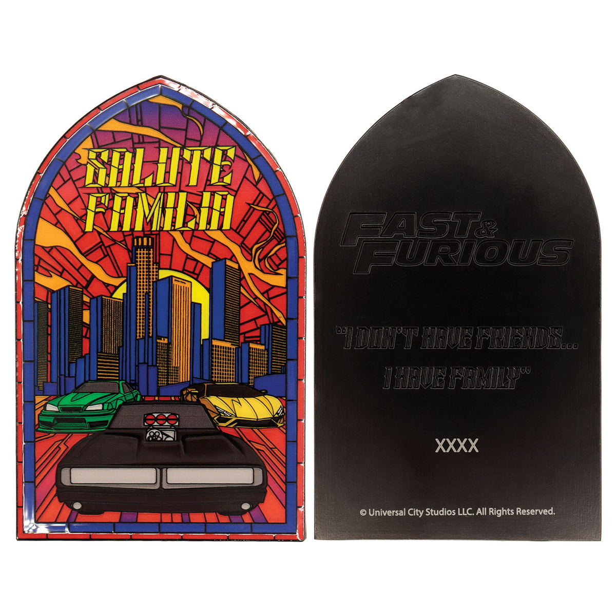 Fast & Furious - Stained Glass Style Metal Ingot