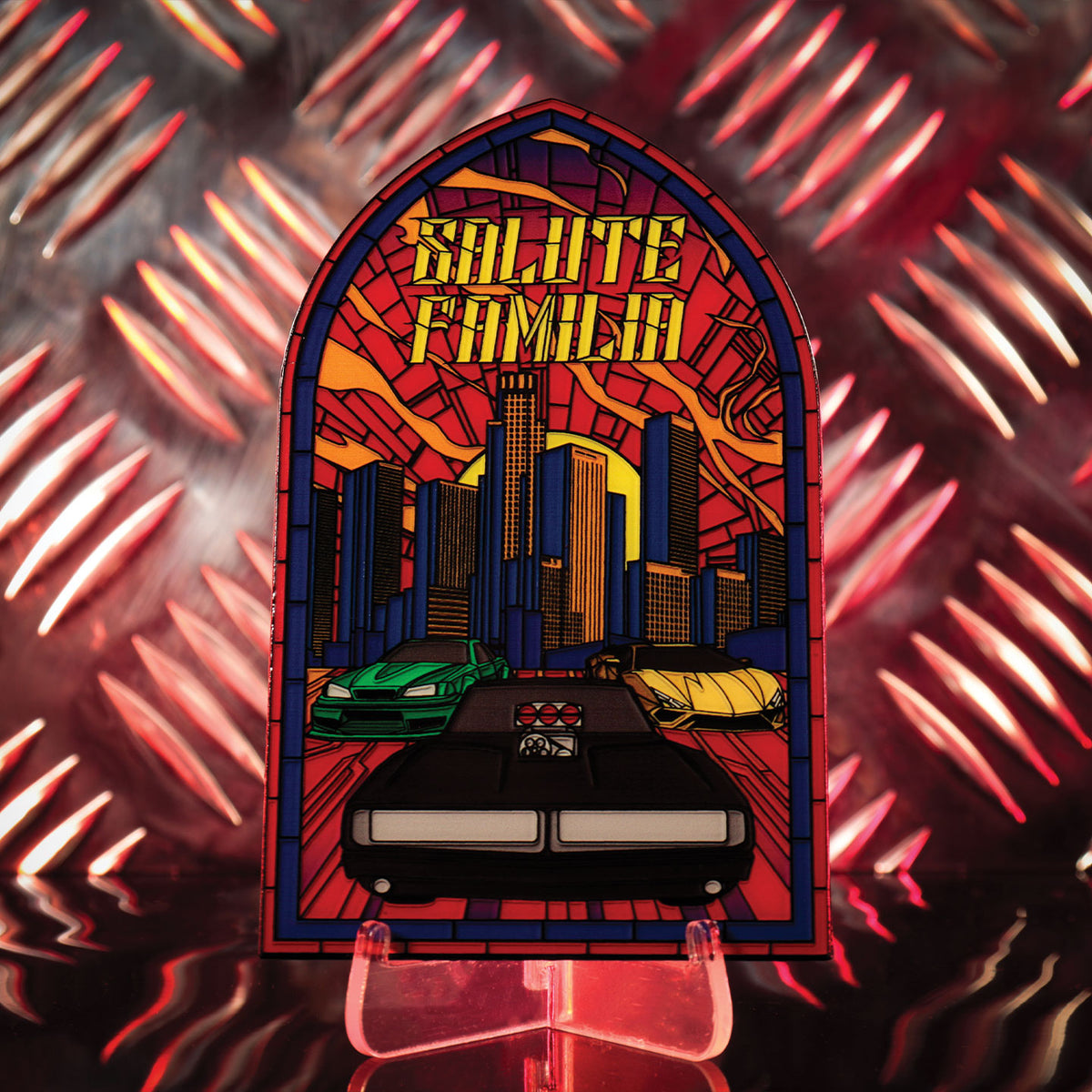 Fast & Furious - Stained Glass Style Metal Ingot