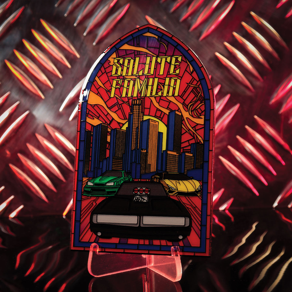 Fast & Furious - Stained Glass Style Metal Ingot