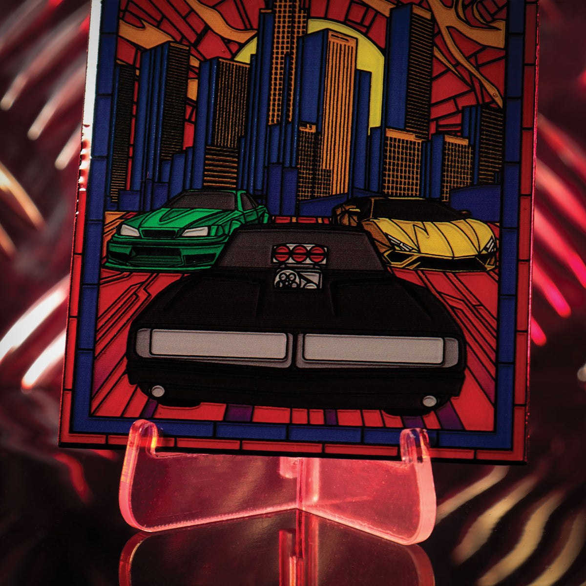 Fast & Furious - Stained Glass Style Metal Ingot
