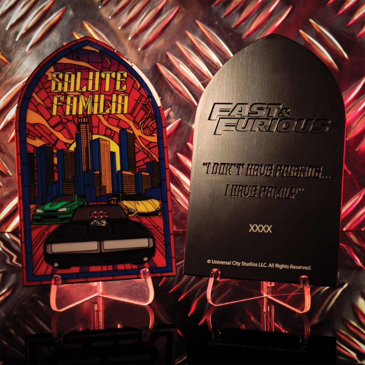 Fast & Furious - Stained Glass Style Metal Ingot