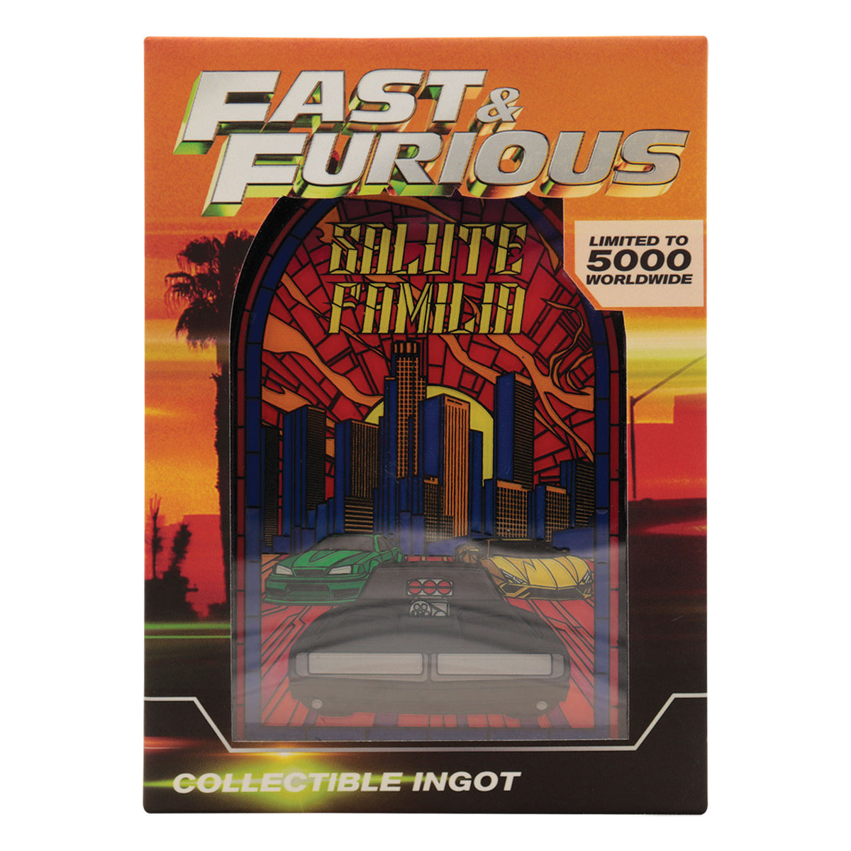 Fast & Furious - Stained Glass Style Metal Ingot