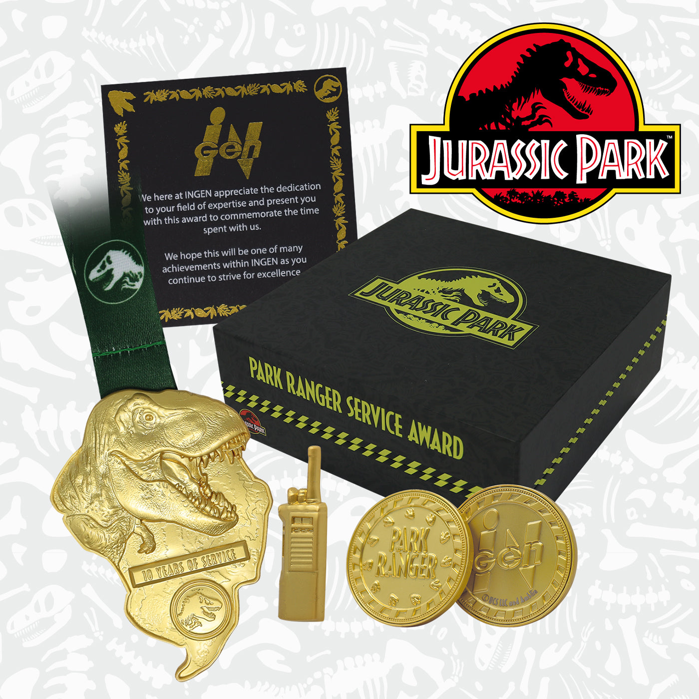 Jurassic Park 'Park Ranger Service Award'
