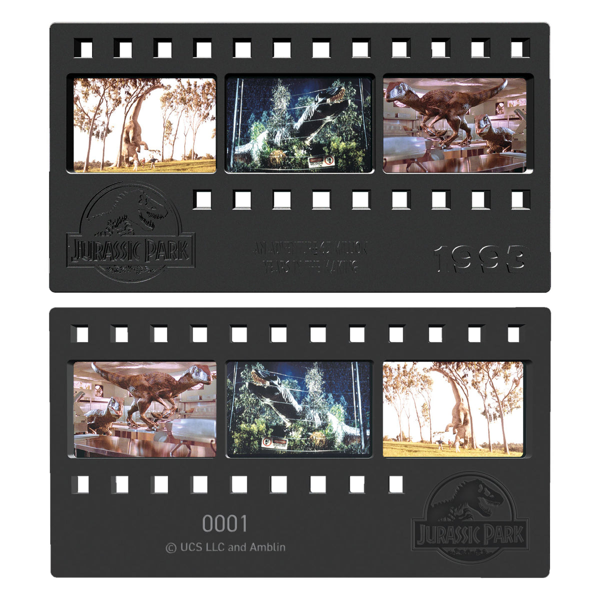 Jurassic Park – Metal Film Strip Collectible