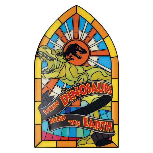 Jurassic Park – Stained Glass Style Metal Ingot
