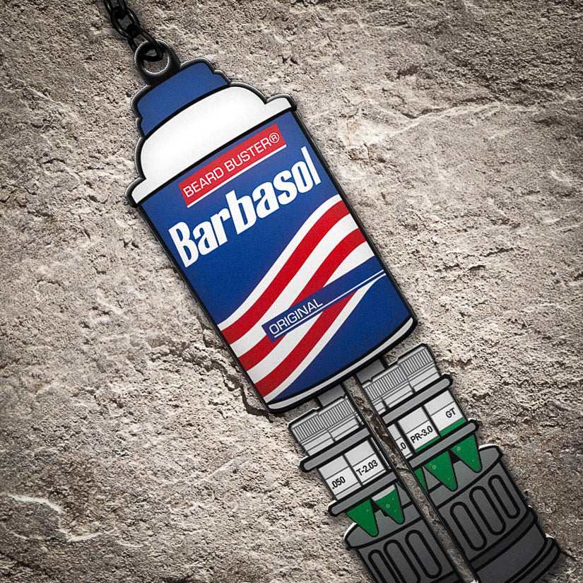 Jurassic Park – Sliding Barbasol Can Keyring