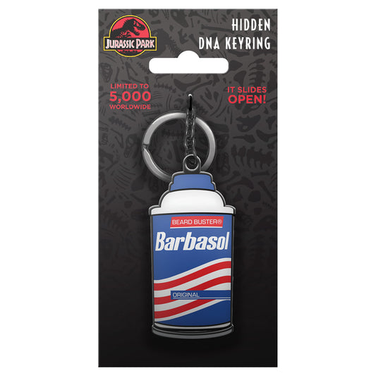 Jurassic Park – Sliding Barbasol Can Keyring