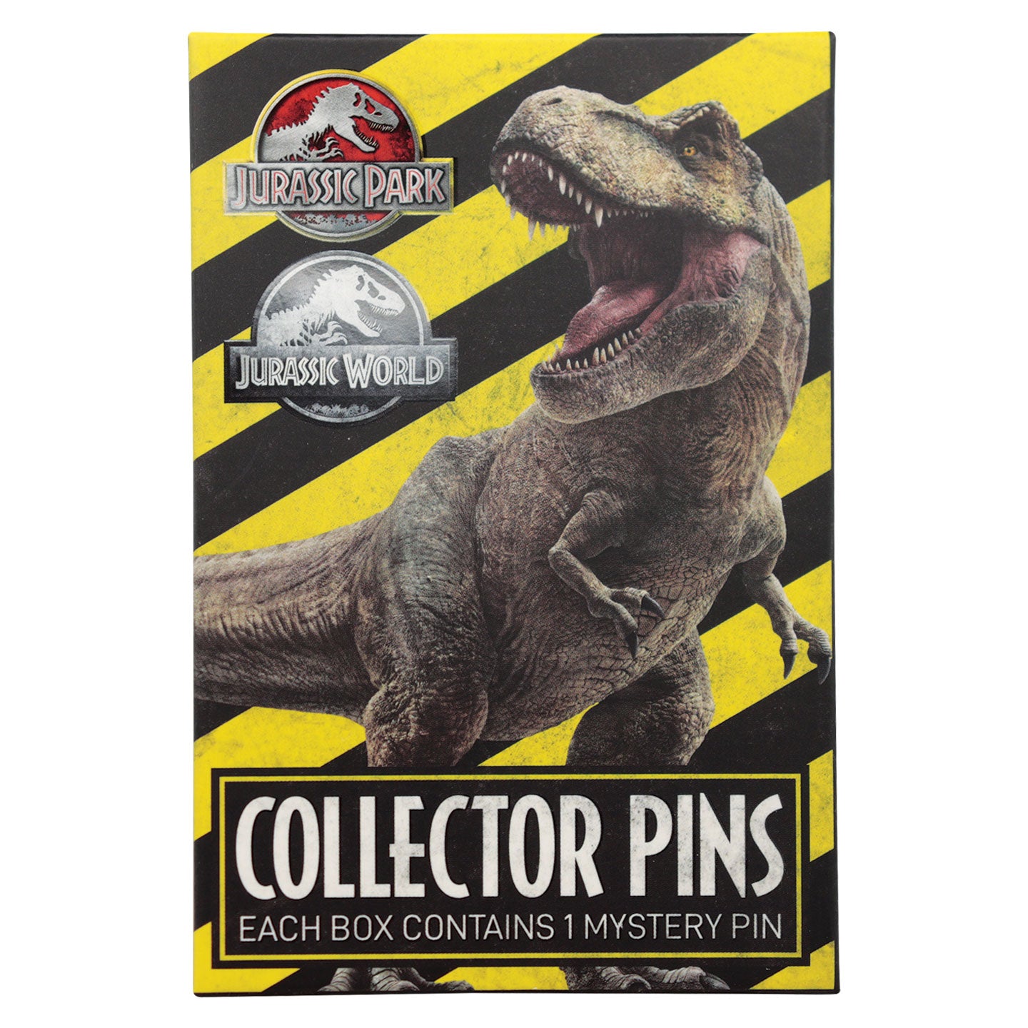 Jurassic Park & Jurassic World Mystery Pin Badge CDU Containing 12 Blind Boxes