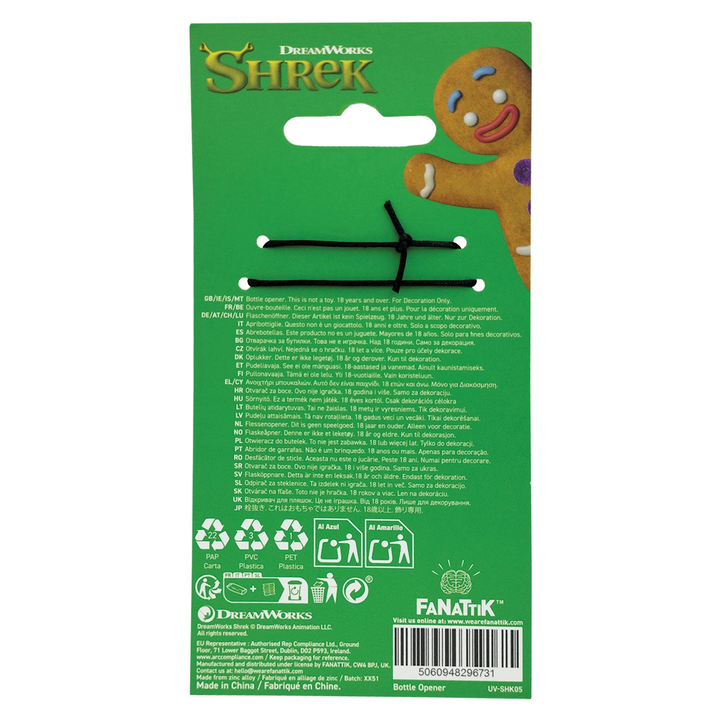 Shrek Magnetic Bottle Opener