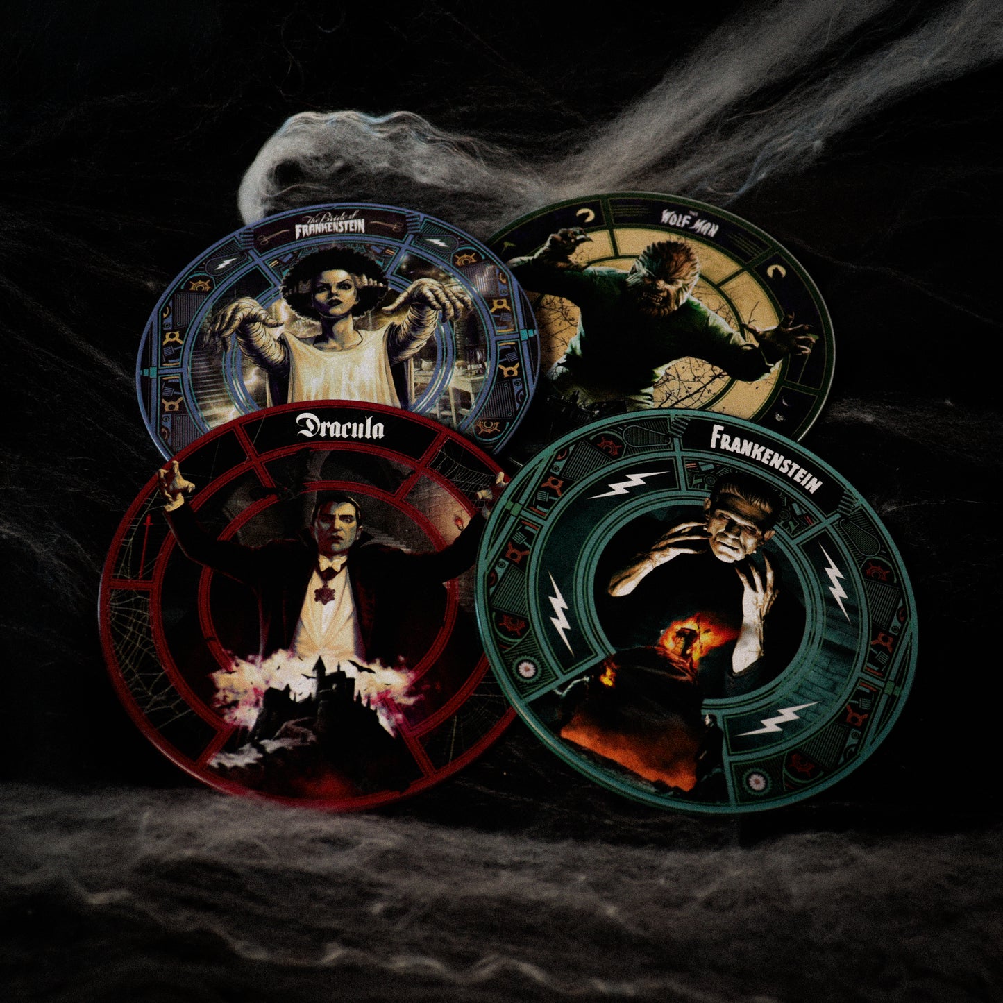 Universal Monsters Set of Four Printed Coasters