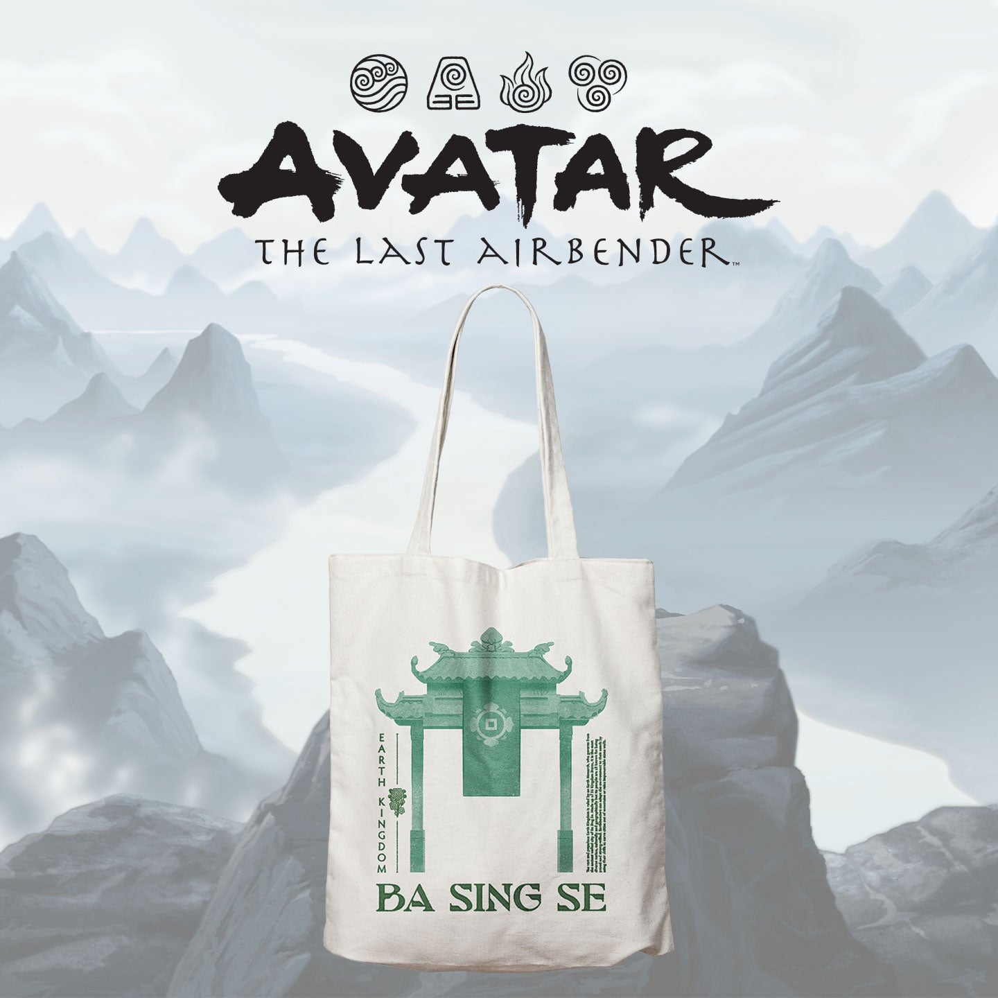 Avatar: The Last Airbender Ba Sing Se Tote Bag