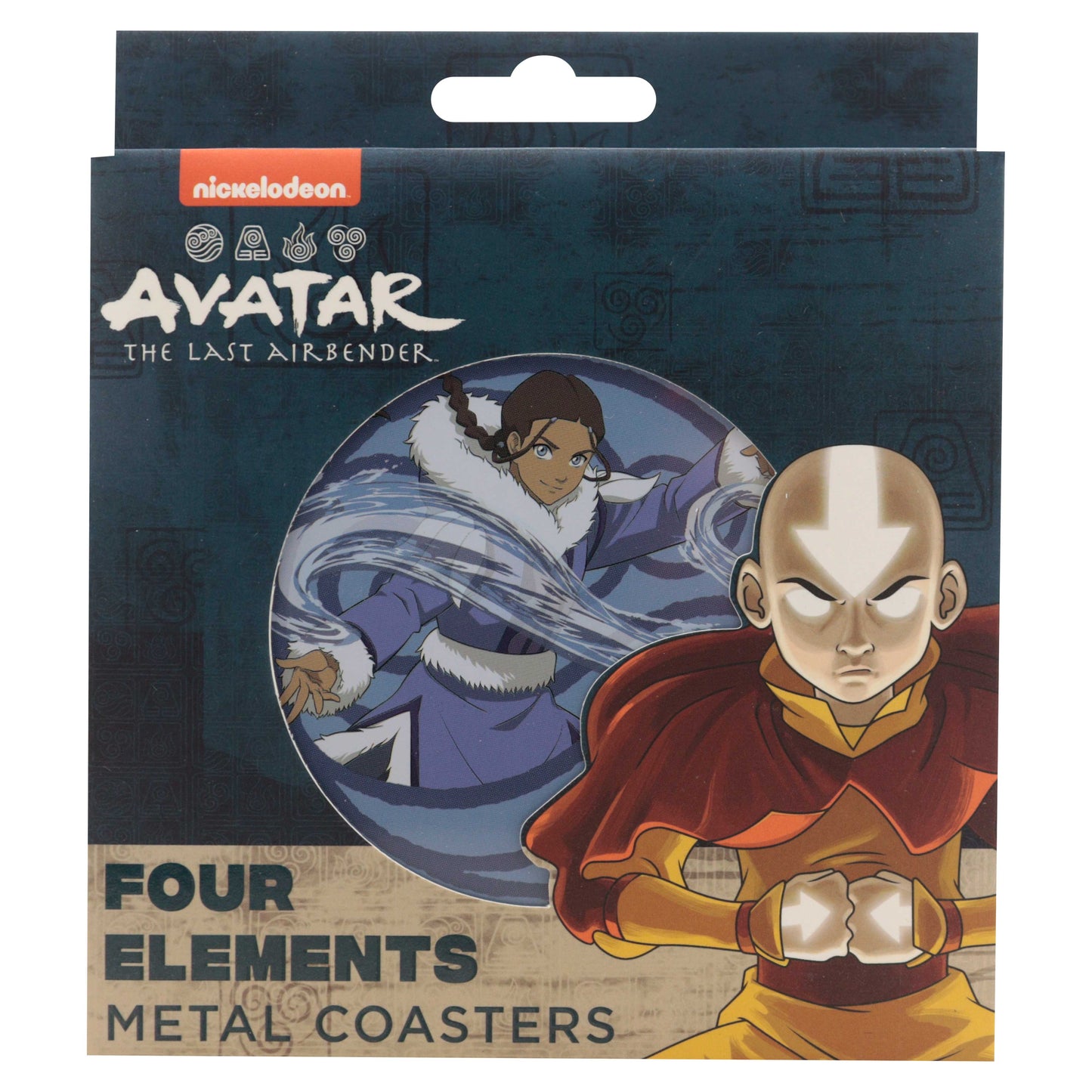 Avatar: The Last Airbender Set of 4 Embossed Metal Coasters