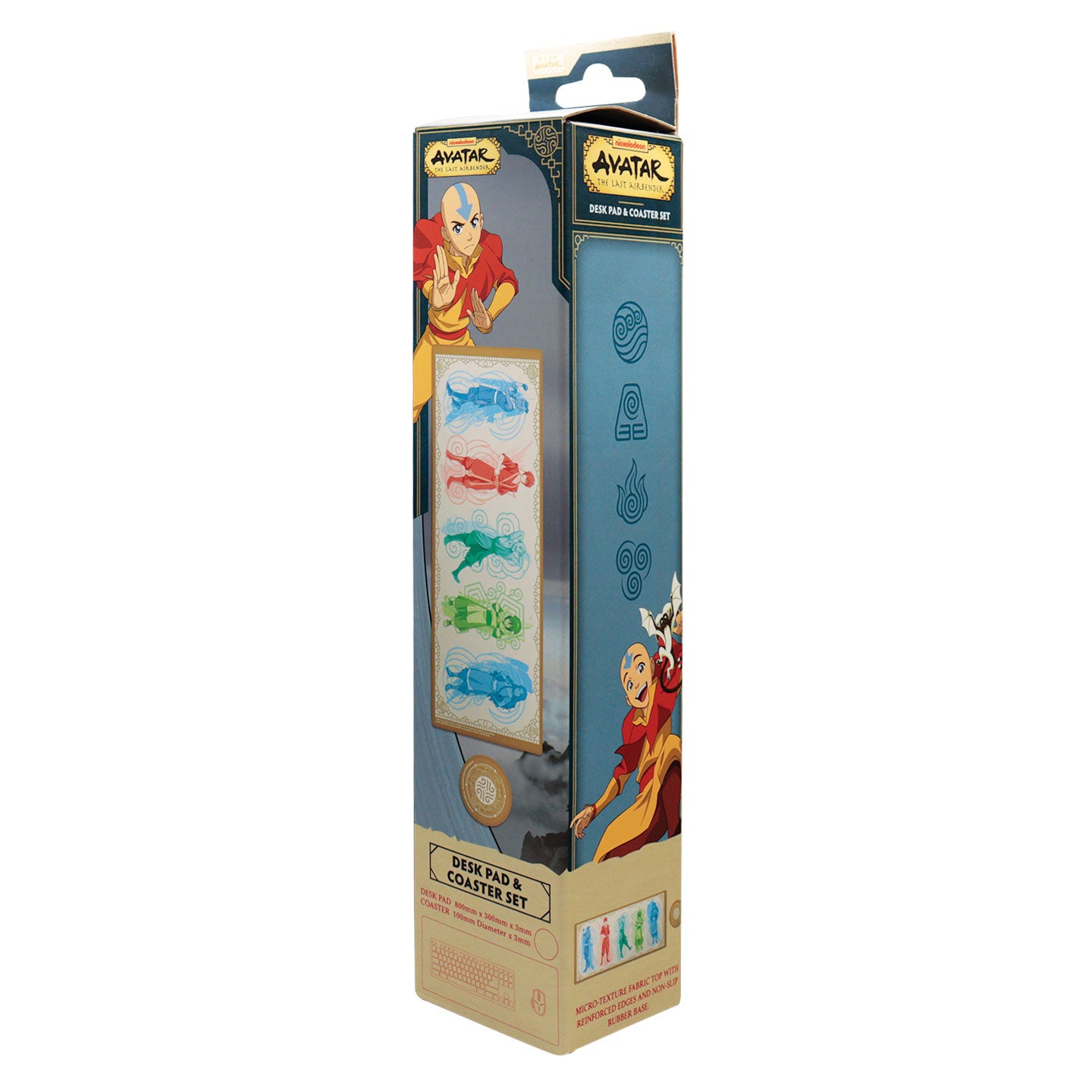 Avatar: The Last Airbender – Elements Desk Pad & Coaster Set