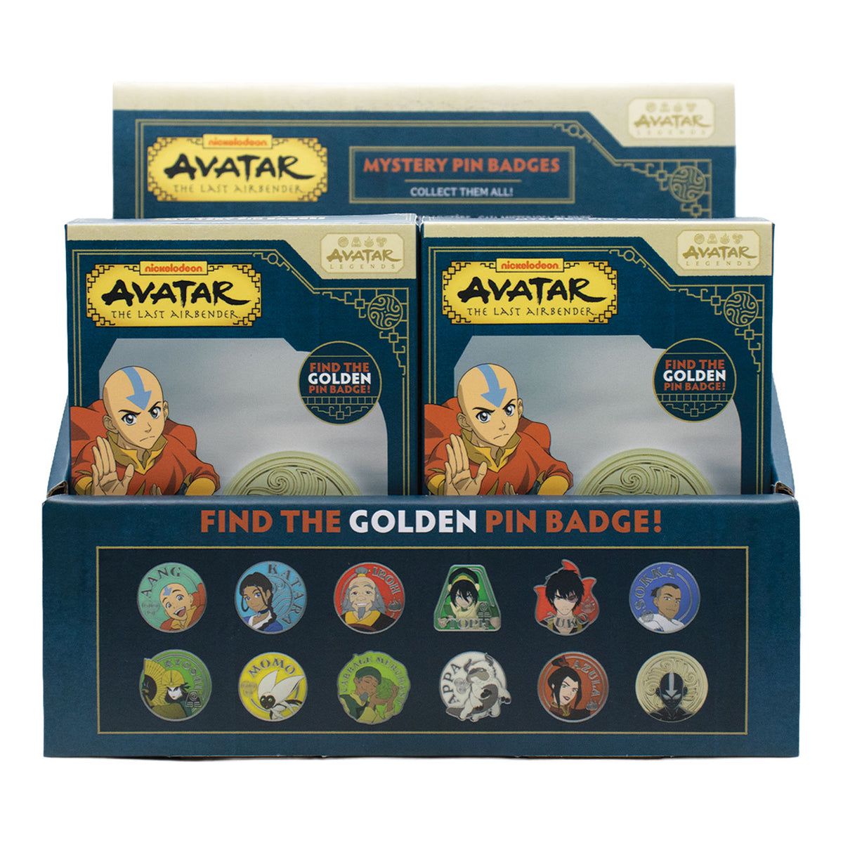 Avatar: The Last Airbender - Mystery Pin Badge CDU Containing 12 Blind Boxes